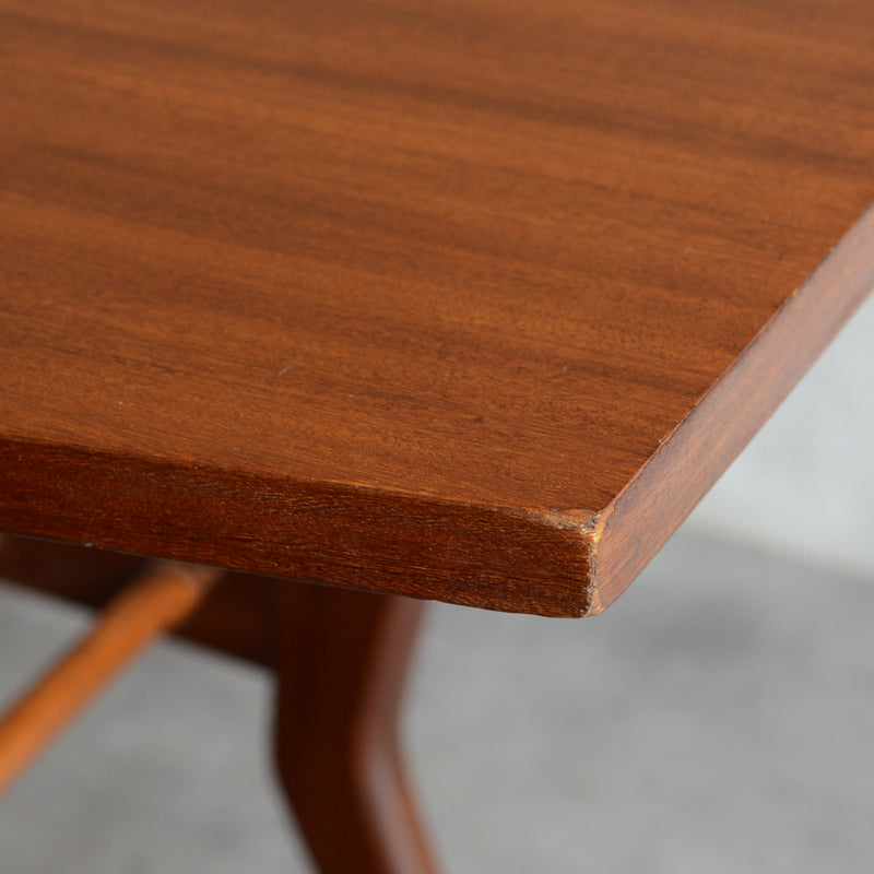 60S センターテーブル/ ローテーブル28 (天板剥離再塗装済）