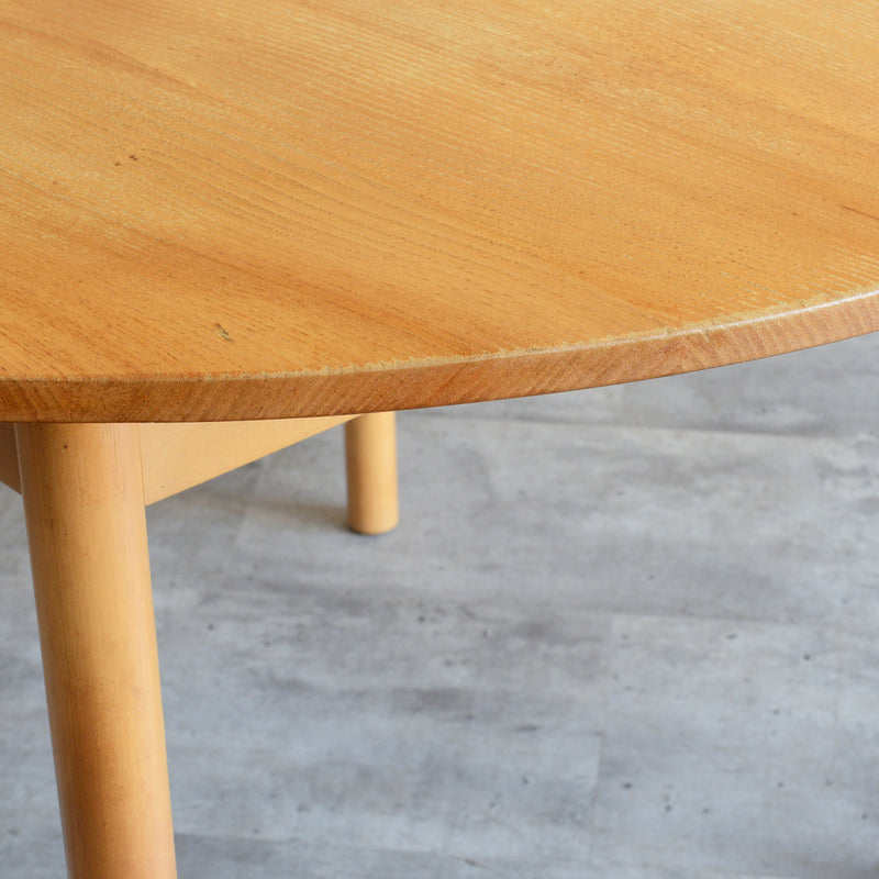 Ｔ様予約商品　ERCOL アーコール ラウンドテーブル 02（天板剥離再塗装済)