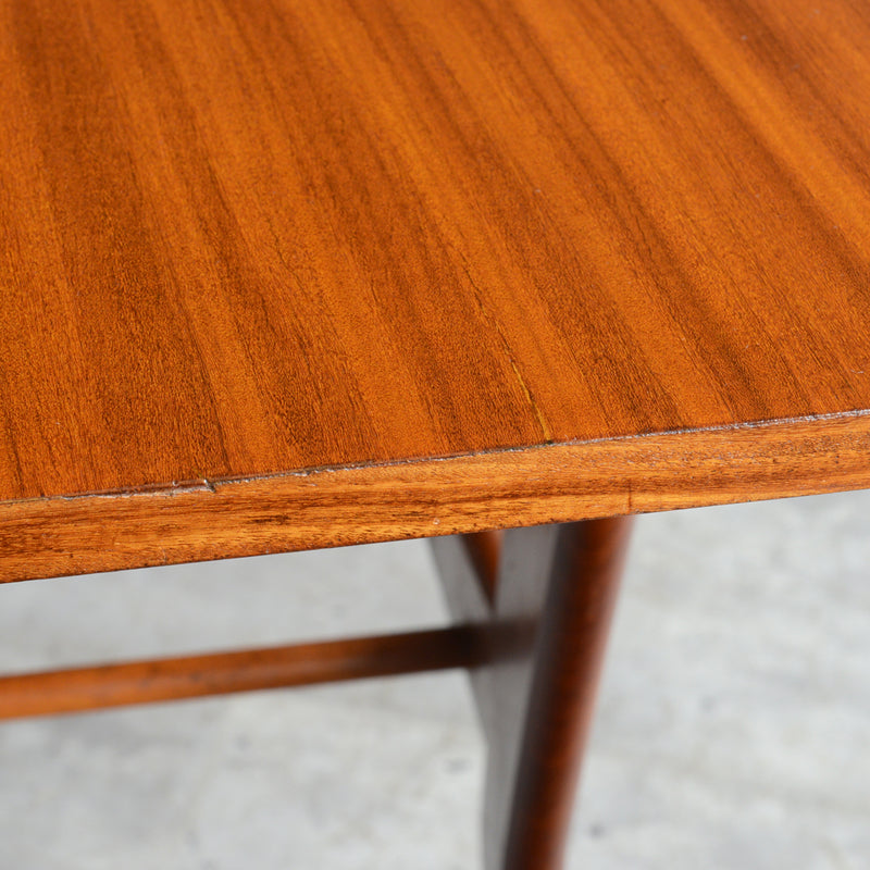 60S センターテーブル/ ローテーブル28 (天板剥離再塗装済）