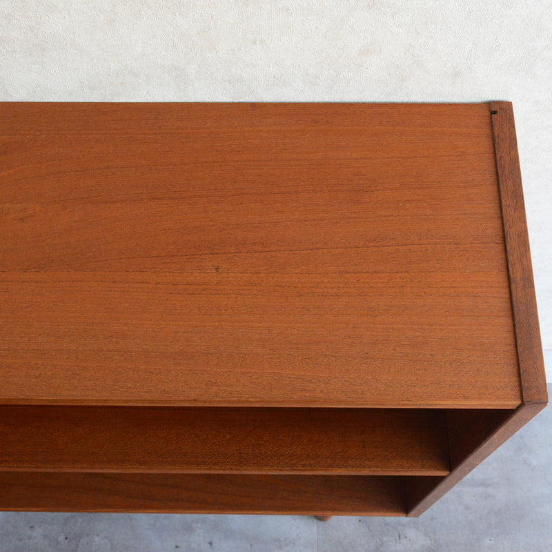 デンマークヴィンテージ チーク2段シェルフ 6-37