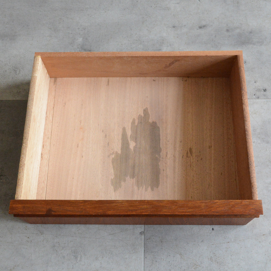 デンマークヴィンテージ  チーク３段2列スモールチェスト D-5