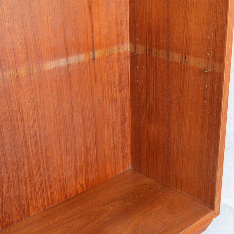 デンマークヴィンテージ チーク2段シェルフ 6-37