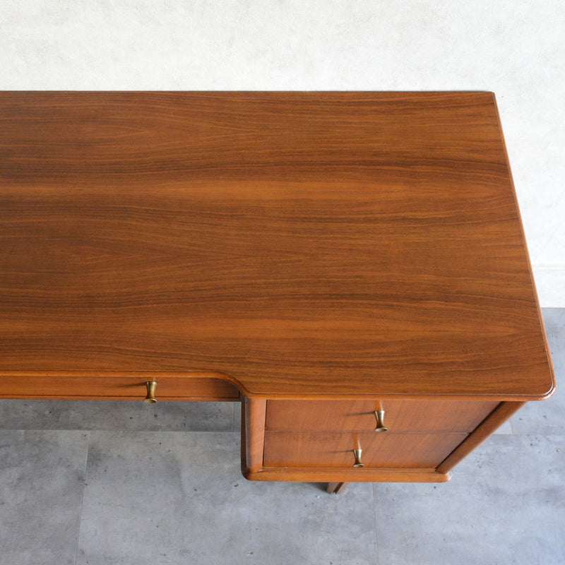 ミッドセンチュリー ヴィンテージ　デスク20(天板剝離再塗装済）