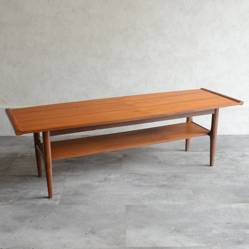 Myer (メイヤー)  60S チーク ローテーブル 24 (天板剝離再塗装済)