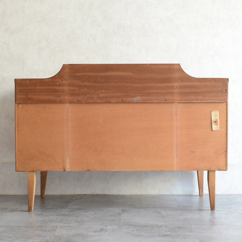 60S  オークチェスト サイドボード15(天板剝離再塗装済）