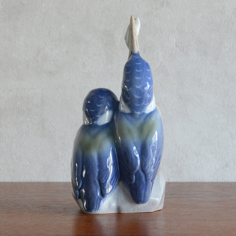 Royal Copenhagen 　フィギュリン　二羽のカワセミ（ペア）   　 px-33