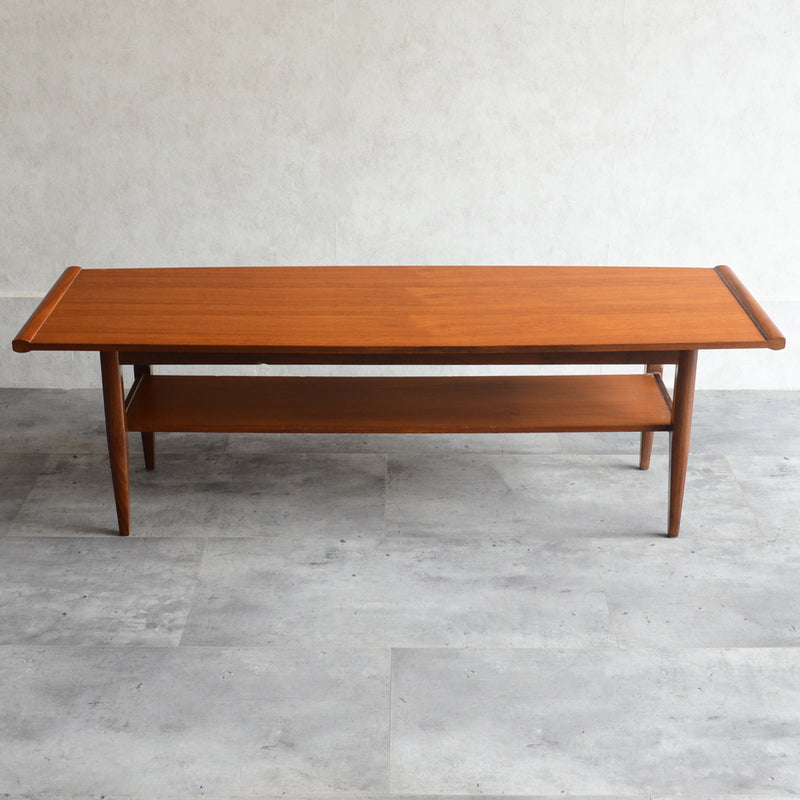 Myer (メイヤー)  60S チーク ローテーブル 24 (天板剝離再塗装済)