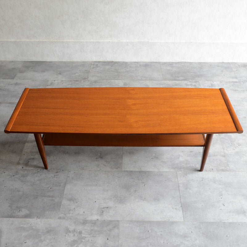 Myer (メイヤー)  60S チーク ローテーブル 24 (天板剝離再塗装済)