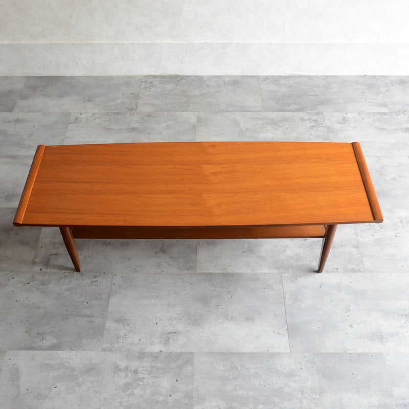 Myer (メイヤー)  60S チーク ローテーブル 24 (天板剝離再塗装済)