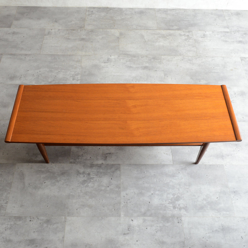 Myer (メイヤー)  60S チーク ローテーブル 24 (天板剝離再塗装済)