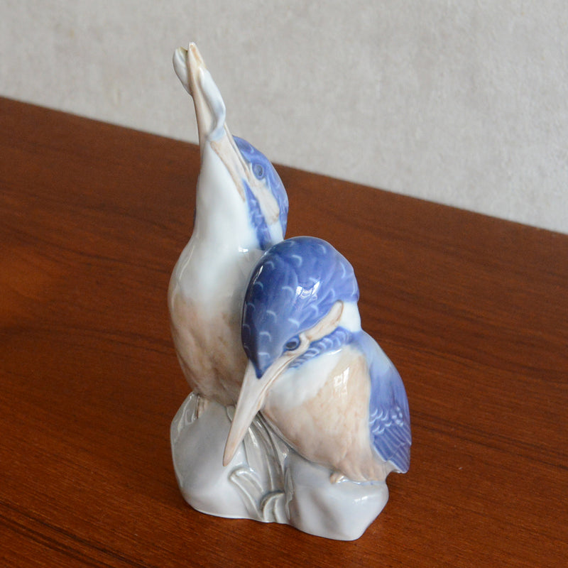 Royal Copenhagen 　フィギュリン　二羽のカワセミ（ペア）   　 px-33