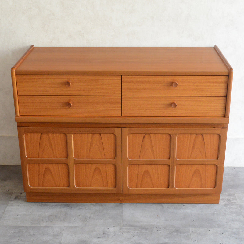 Nathan ネイサン キャビネット/レコードキャビネット 49(天板剥離再塗装済）