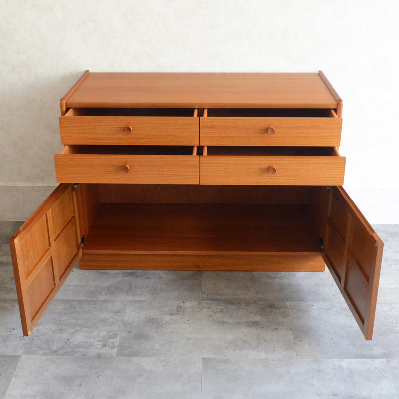 Nathan ネイサン キャビネット/レコードキャビネット 49(天板剥離再塗装済）