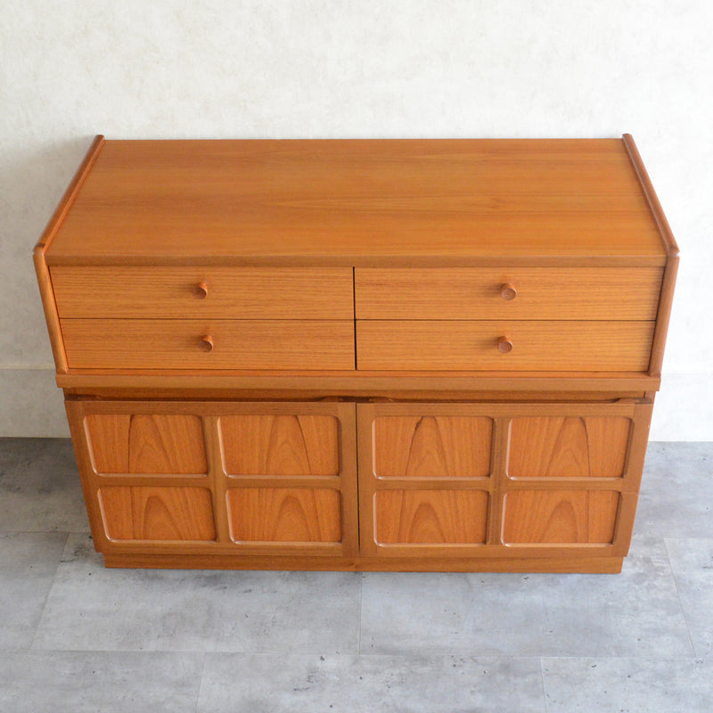 Nathan ネイサン キャビネット/レコードキャビネット 49(天板剥離再塗装済）