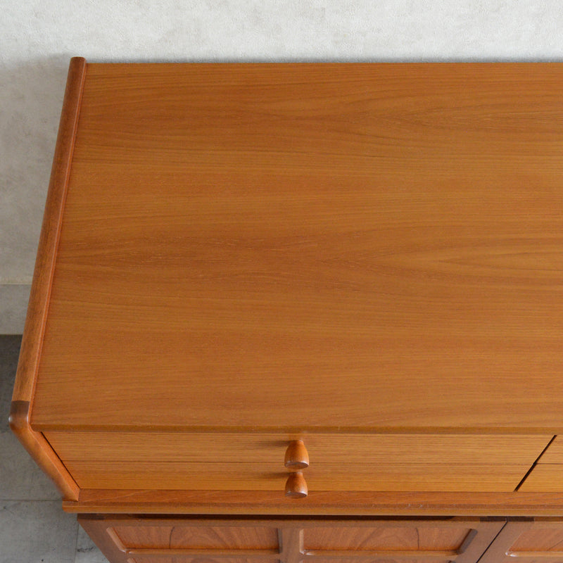 Nathan ネイサン キャビネット/レコードキャビネット 49(天板剥離再塗装済）