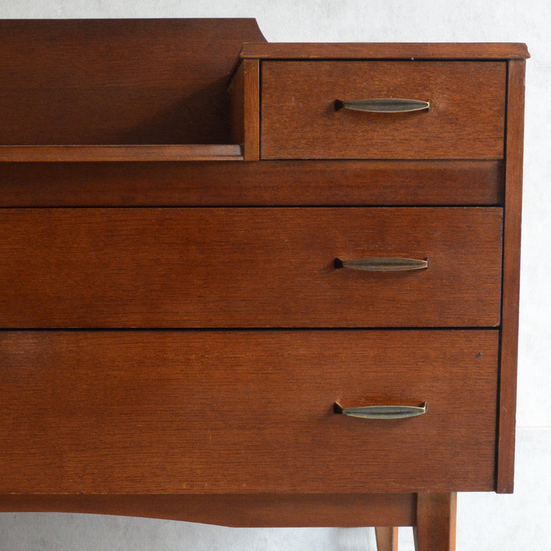 60S  オークチェスト サイドボード15(天板剝離再塗装済）