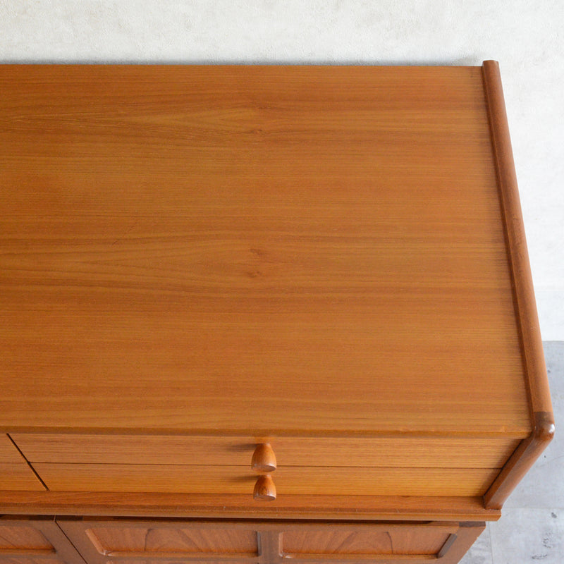 Nathan ネイサン キャビネット/レコードキャビネット 49(天板剥離再塗装済）