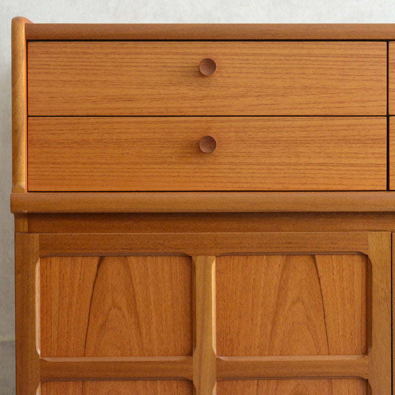 Nathan ネイサン キャビネット/レコードキャビネット 49(天板剥離再塗装済）