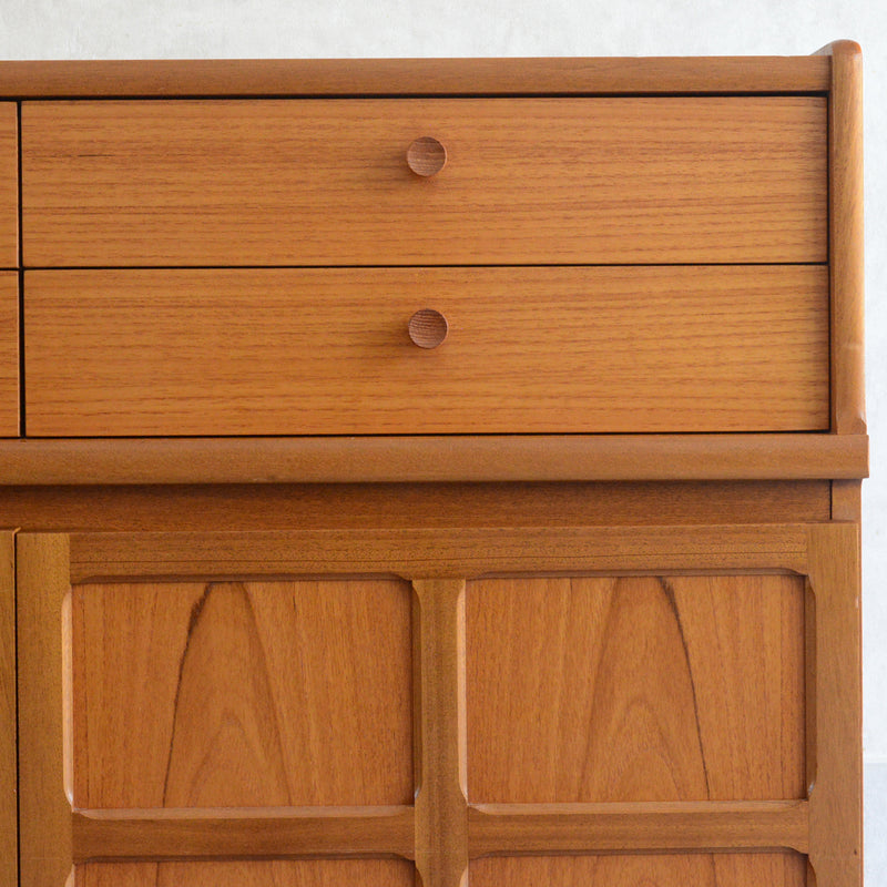 Nathan ネイサン キャビネット/レコードキャビネット 49(天板剥離再塗装済）