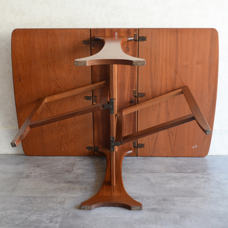 G-PLAN ジープラン ゲートレッグ ダイニングテーブル 26 (天板剝離再塗装済）