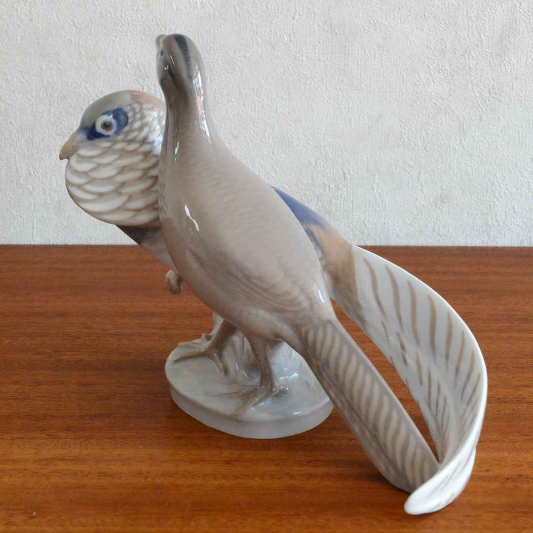 Royal Copenhagen　フィギュリン キジのペア Pair of Two Pheasants px-25