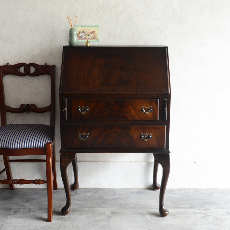 クラシック マホガニー ライティングビューロー 05