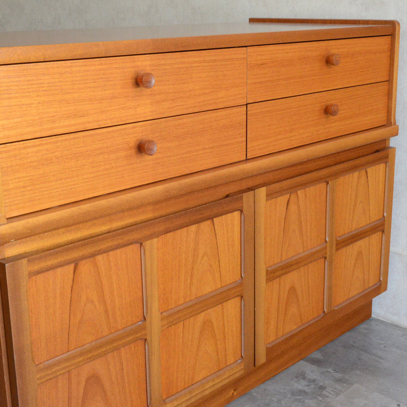 Nathan ネイサン キャビネット/レコードキャビネット 49(天板剥離再塗装済）