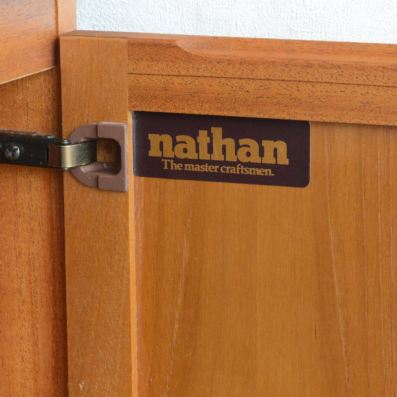 Nathan ネイサン キャビネット/レコードキャビネット 49(天板剥離再塗装済）