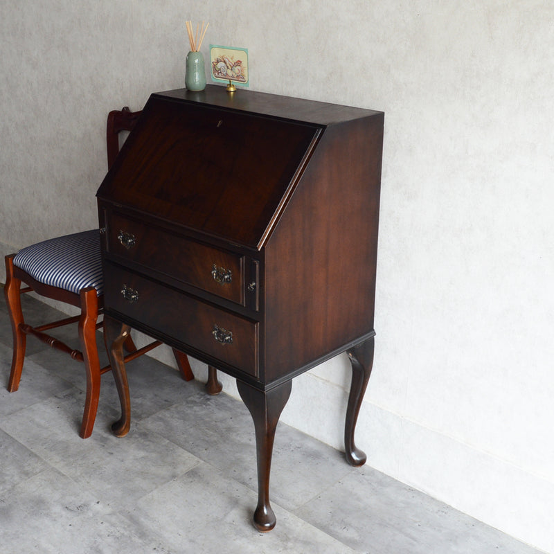 クラシック マホガニー ライティングビューロー 05