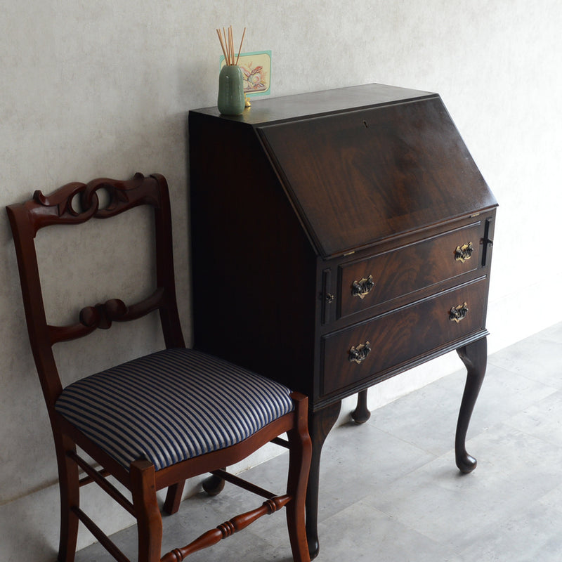 クラシック マホガニー ライティングビューロー 05