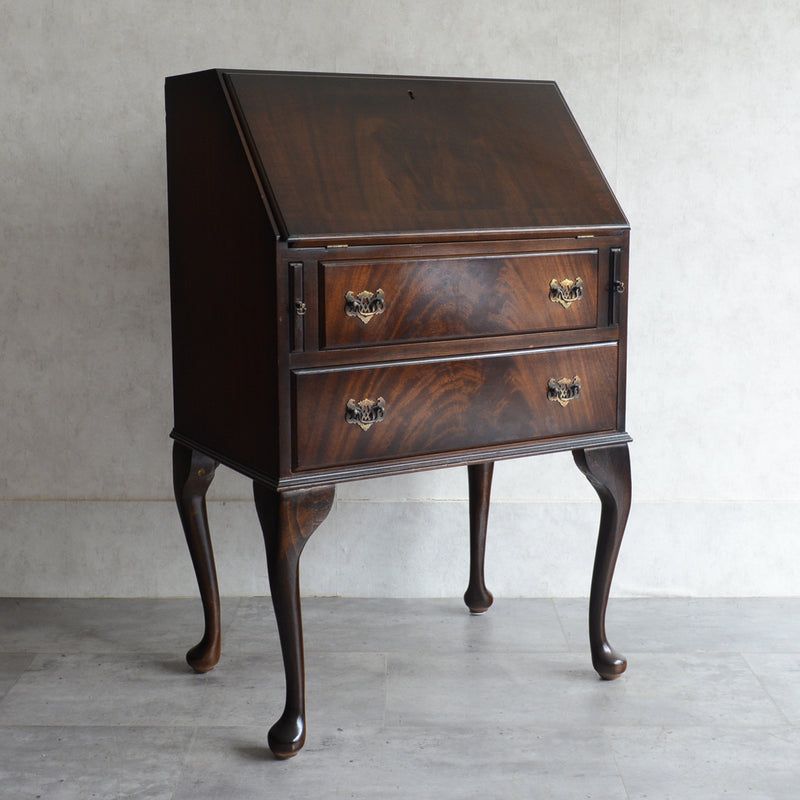 クラシック マホガニー ライティングビューロー 05