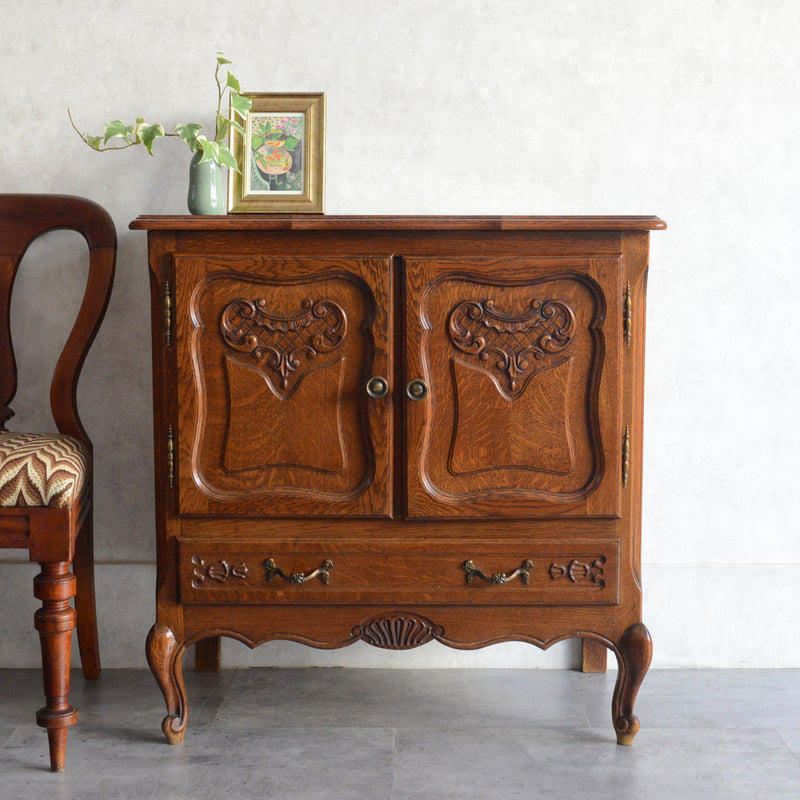 ベルギー クラシック  オークキャビネット14