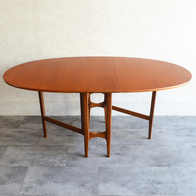 Nathan ネイサン ゲートレッグ エクステンション ダイニングテーブル 21 (オーバル）