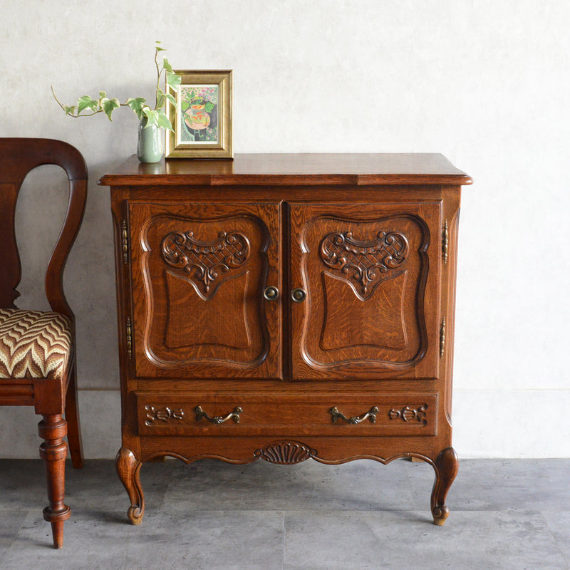 ベルギー クラシック  オークキャビネット14