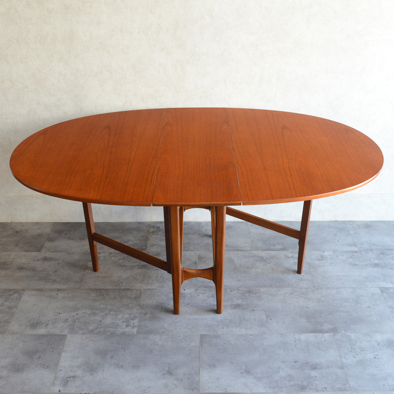 Nathan ネイサン ゲートレッグ エクステンション ダイニングテーブル 21 (オーバル）