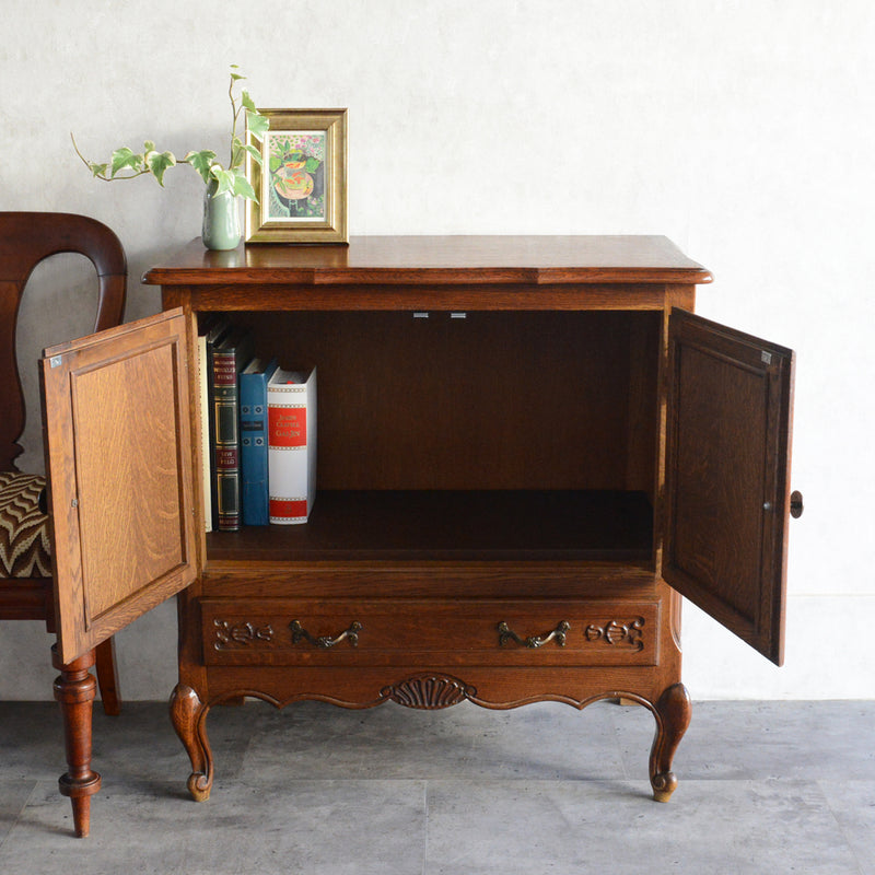 ベルギー クラシック  オークキャビネット14