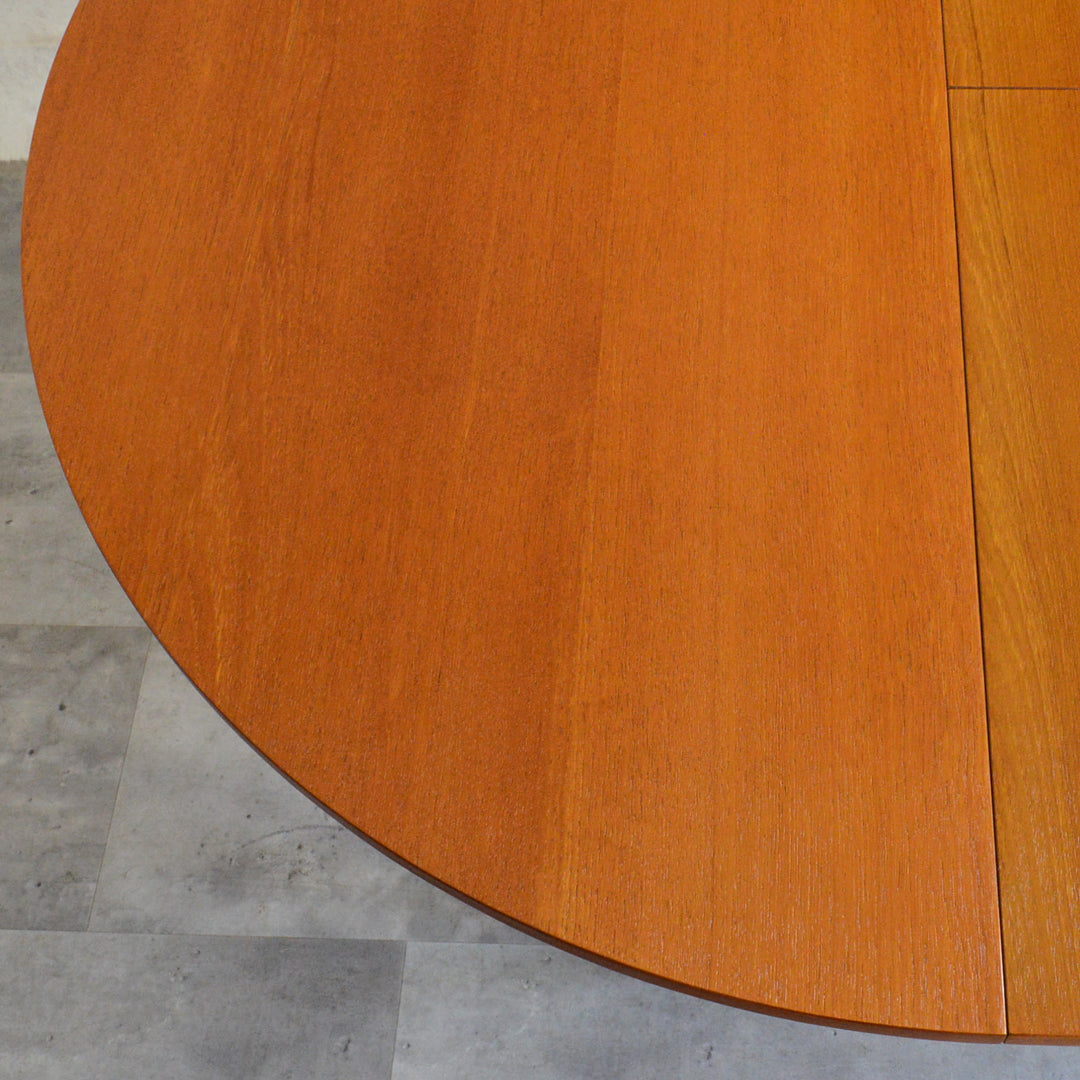 ミッドセンチュリー 　エクステンション コンパクトラウンドテーブル 13