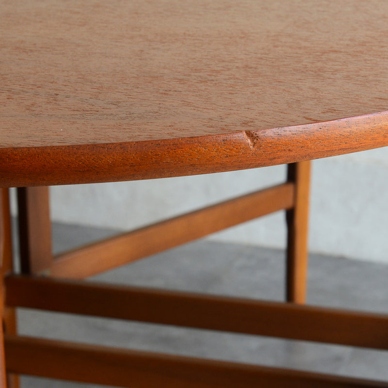 Nathan ネイサン ゲートレッグ エクステンション ダイニングテーブル 21 (オーバル）