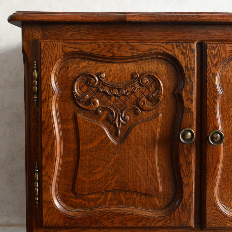 ベルギー クラシック  オークキャビネット14