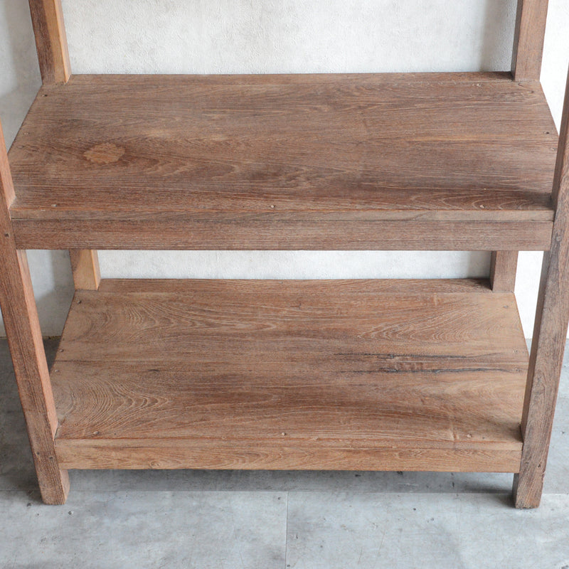 ヴィンテージ 無垢チーク　２段シェルフ　05