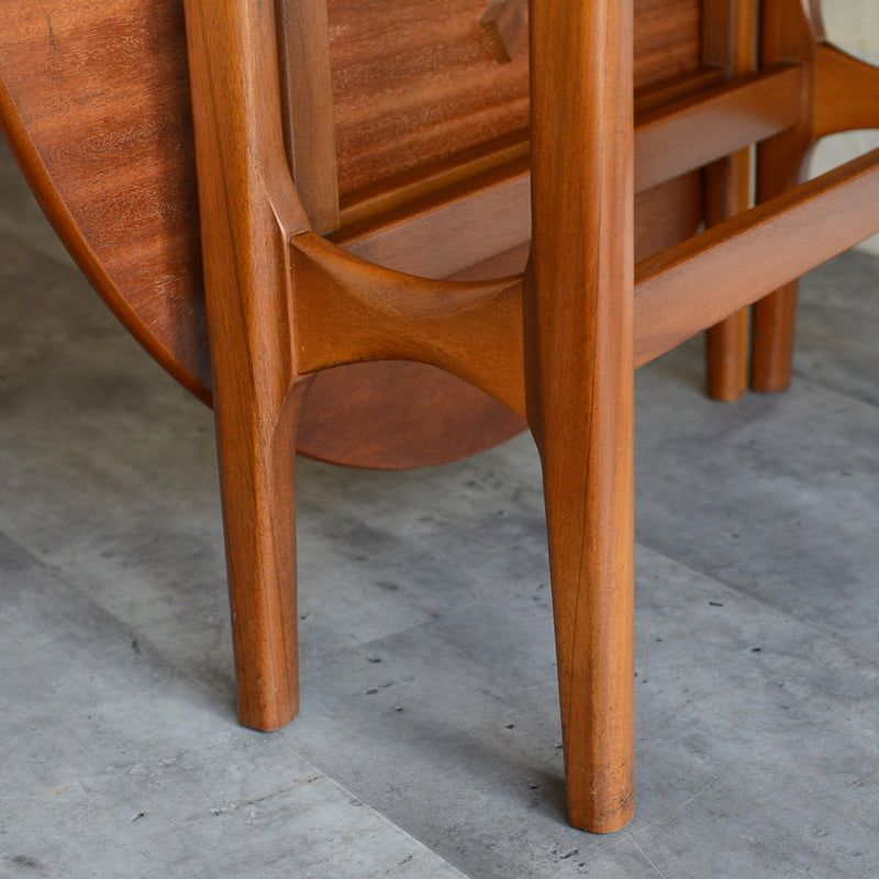 Nathan ネイサン ゲートレッグ エクステンション ダイニングテーブル 21 (オーバル）