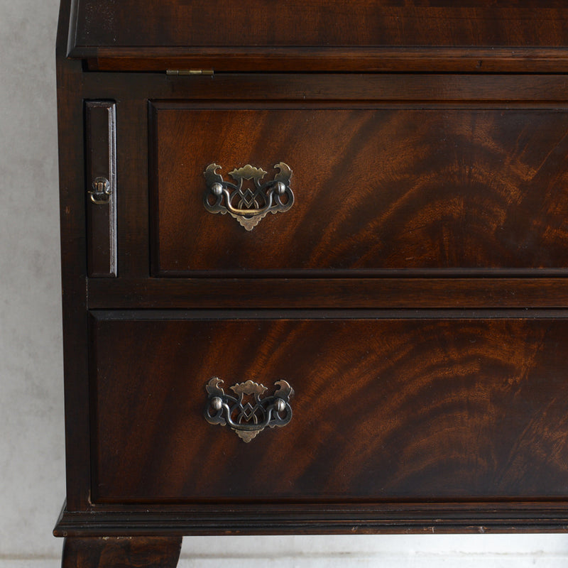 クラシック マホガニー ライティングビューロー 05