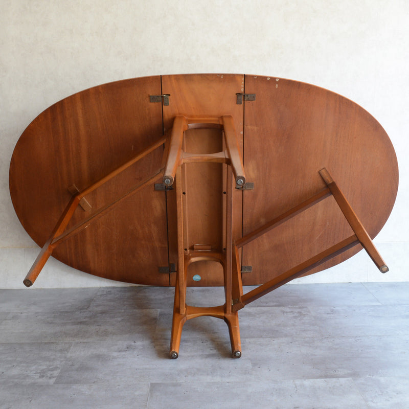 Nathan ネイサン ゲートレッグ エクステンション ダイニングテーブル 21 (オーバル）