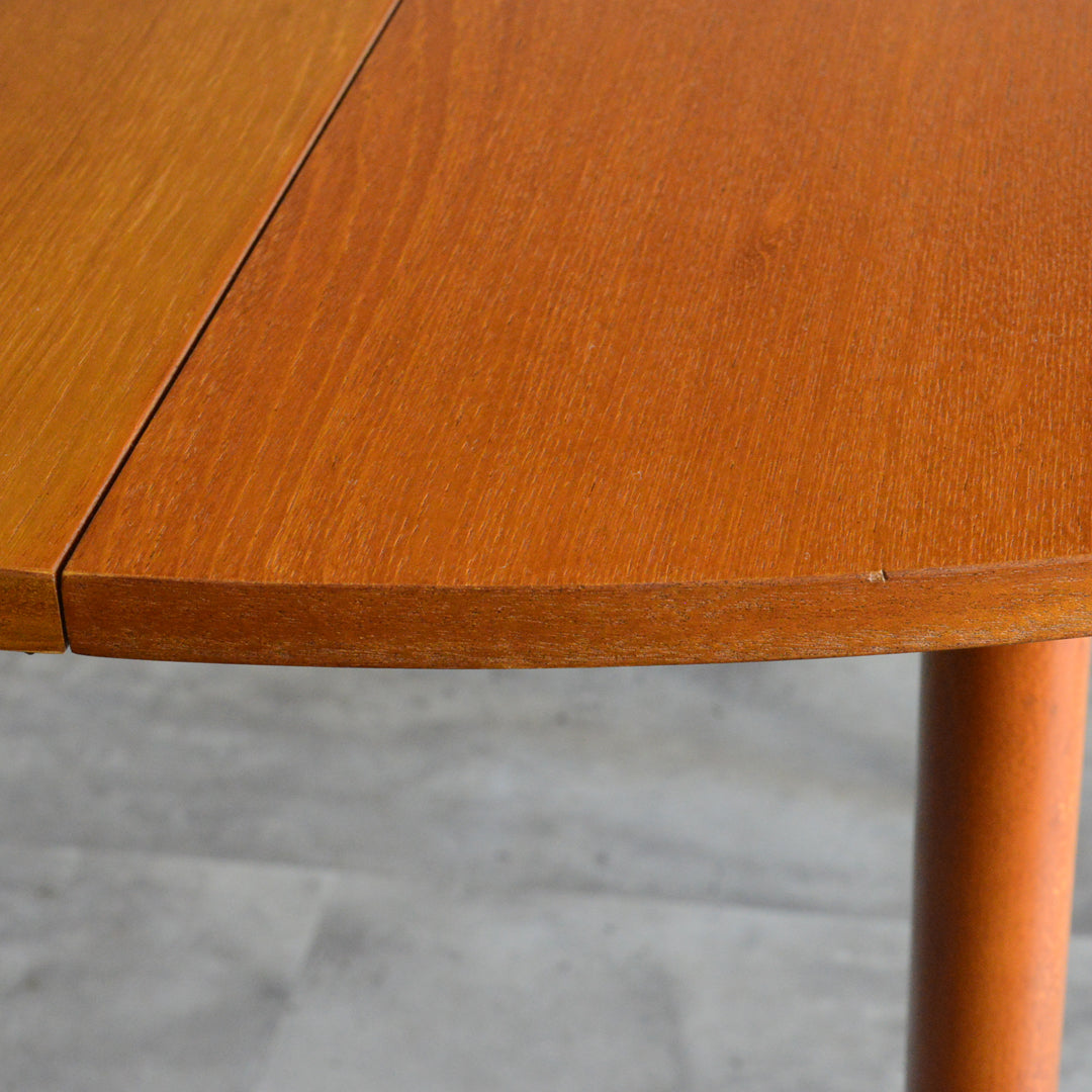 ミッドセンチュリー 　エクステンション コンパクトラウンドテーブル 13