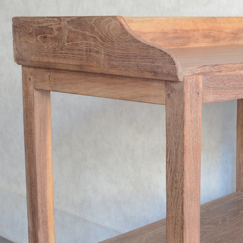 ヴィンテージ 無垢チーク　２段シェルフ　05