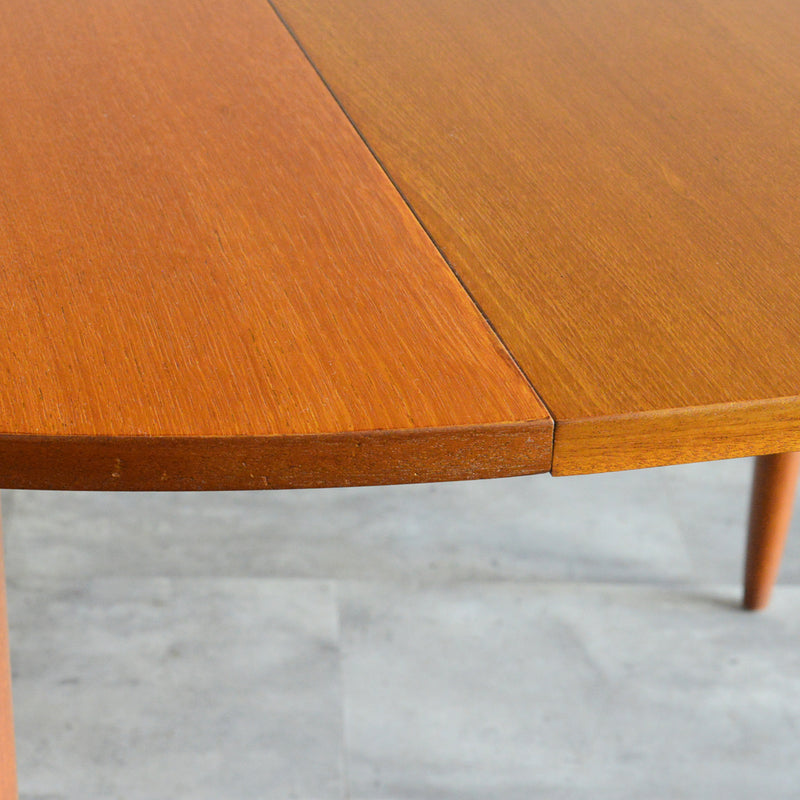 ミッドセンチュリー 　エクステンション コンパクトラウンドテーブル 13