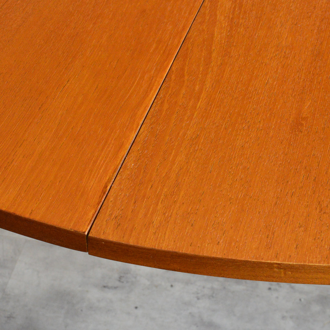 ミッドセンチュリー 　エクステンション コンパクトラウンドテーブル 13