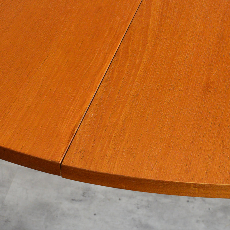 ミッドセンチュリー 　エクステンション コンパクトラウンドテーブル 13