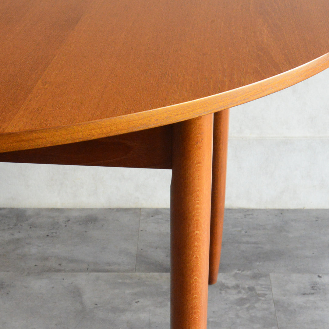 ミッドセンチュリー 　エクステンション コンパクトラウンドテーブル 13