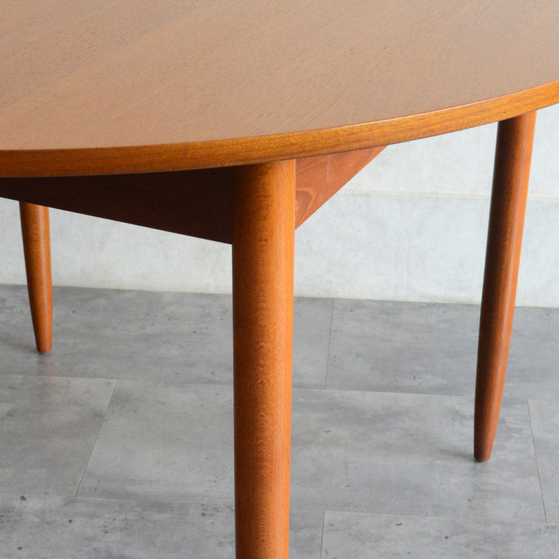 ミッドセンチュリー 　エクステンション コンパクトラウンドテーブル 13